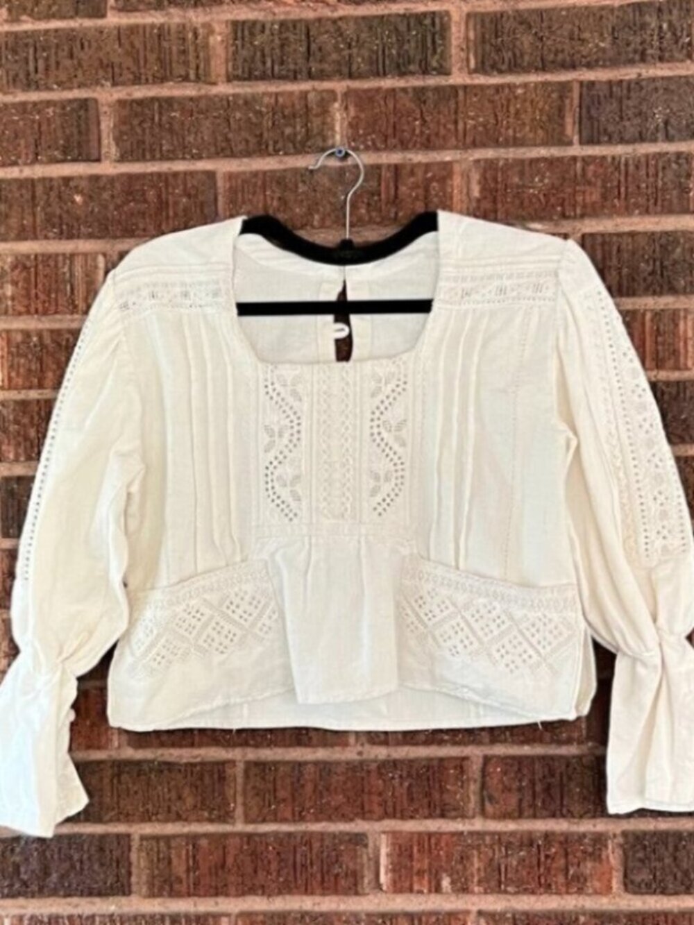Vintage Romanian Folk Blouse Festival Wear Doen